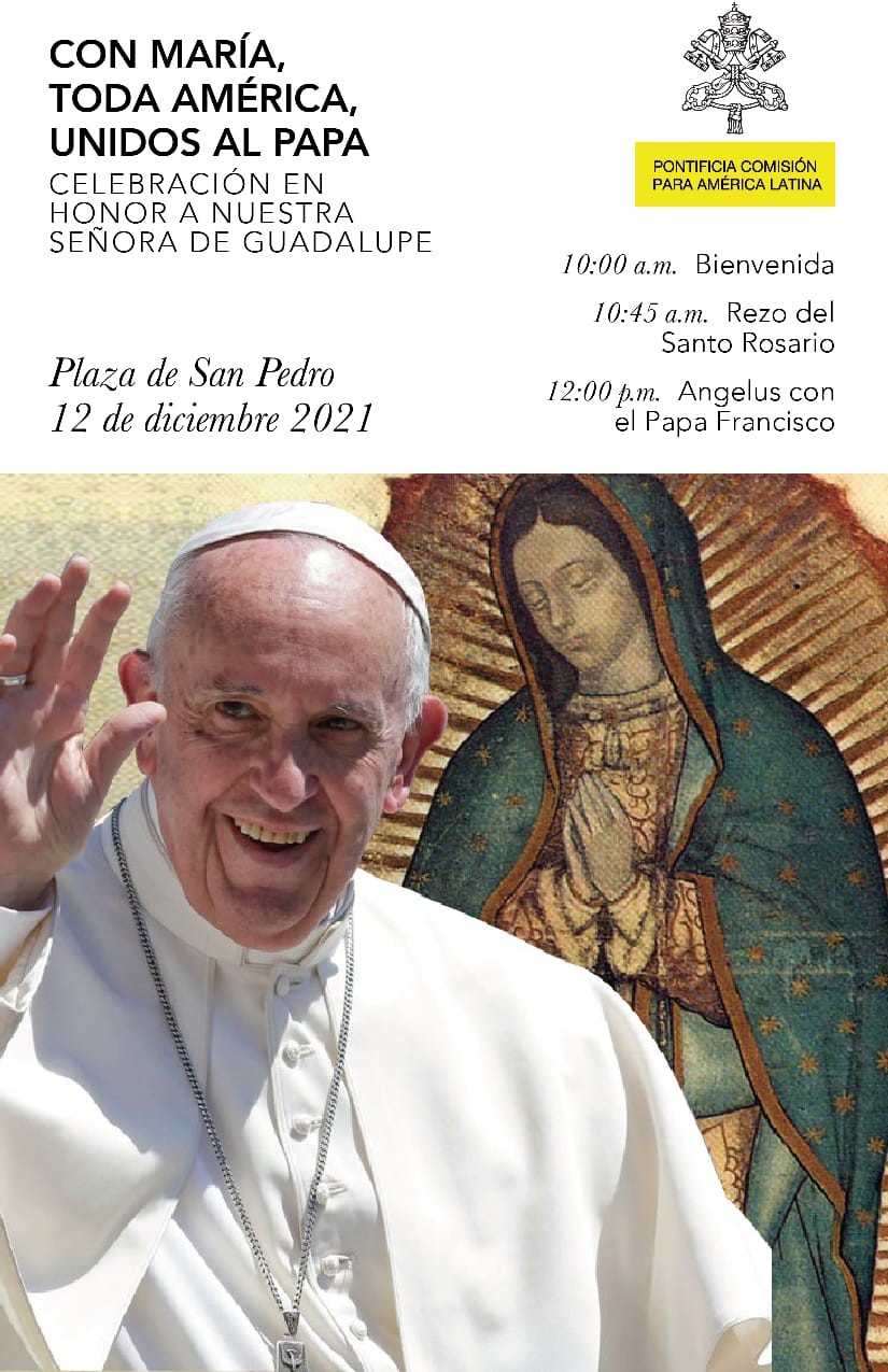 INVITACIÓN AL ROSARIO GUADALUPANO EN LA PLAZA DE SAN PEDRO...